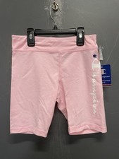 Girls Champion Pink Biker Shorts Size Medium NWT 