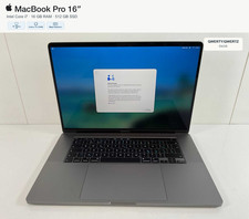 Apple MacBook Pro 16 i7 2.6GHz 16GB RAM 512GB SSD