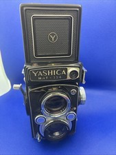 Yashica Mat-124 6x6 120 Film TLR Camera Yashinon 80mm 2.8 3.5 Untested Sold As