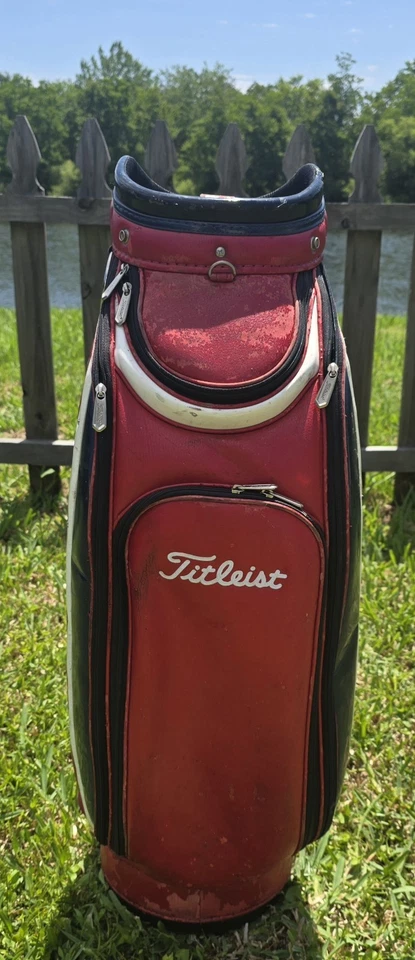 Titleist Staff Bag Limited Edition America 5 Way Divider Single Strap Midsize - Image 3 of 4