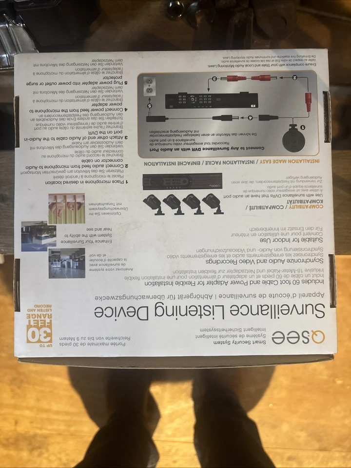 Dispositivo de escucha de vigilancia Q-SEE (QSPMIC) NUEVO QSEE Foto 2 de 3