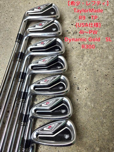 ◼️7pcs◼️ Lefty TaylorMade R9 TP Iron Set 7clubs 4-9,Pw Flex R Dynamic Gold R300 - Picture 2 of 7