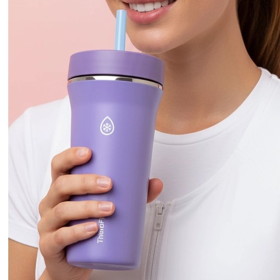 32oz W/ Straw Thermoflask Insulated Stainless Steel Bp