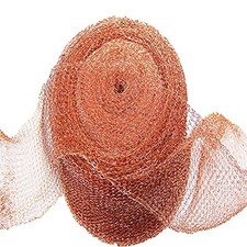100% Copper Mesh Roll Flexible Copper Wire Mesh Stuf-fit Copper Mesh Screen(5X50