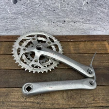 Vintage Girvin Sugino Triple Crankset 175mm Square Taper Super Shifter 90s MTB