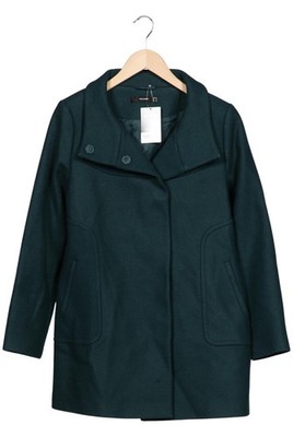Hallhuber Mantel Damen Jacke Parka Gr. EU 40 Schurwolle Grün #2om2ezg