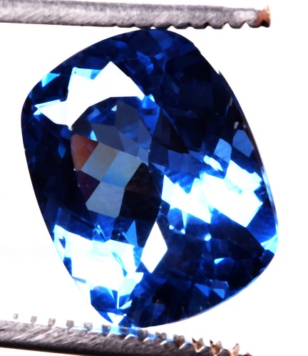 16,15 Cts. Piedra preciosa certificada con forma de cojín de grandidierita azul neón natural - Imagen 4 de 4