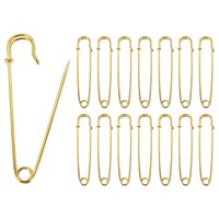 30 Stk. Sicherheitsnadeln 100Mm Gold F. Kleidung