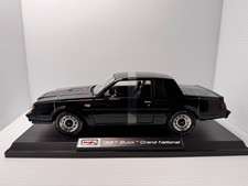1987 BUICK REGAL GRAND NATIONAL BLACK 1/18 DIECAST MODEL CAR MAISTO 31479
