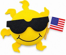 Coolballs Patriotic Usa Sunny Sunshine Ford Truck Bronco Antenna Topper New Coolballs Patriotic Usa Sunny Sunshine Ford Truck Bronco Antenna Topper New
