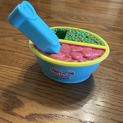 Hasbro Choosy Baby All Gone Food Bowl Magic Spoon Peas Carrots Strawberry