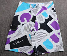 VTG Billabong Men's Swim Trunks 34x11 Beachcore Surfer Summer Drawstring WEAR