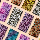 Personalised Wallet Phone Case for iPhone 17 17e 16 15 14 Pro Max Leopard Neon