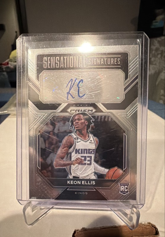2022-23 Panini Prizm - Sensational Signatures Keon Ellis #SS-KE (AU, RC)