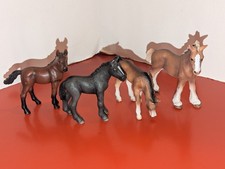 Lot of 4 Schleich 2003, 2007, 2008 2009 Horse Colt Foal Figures