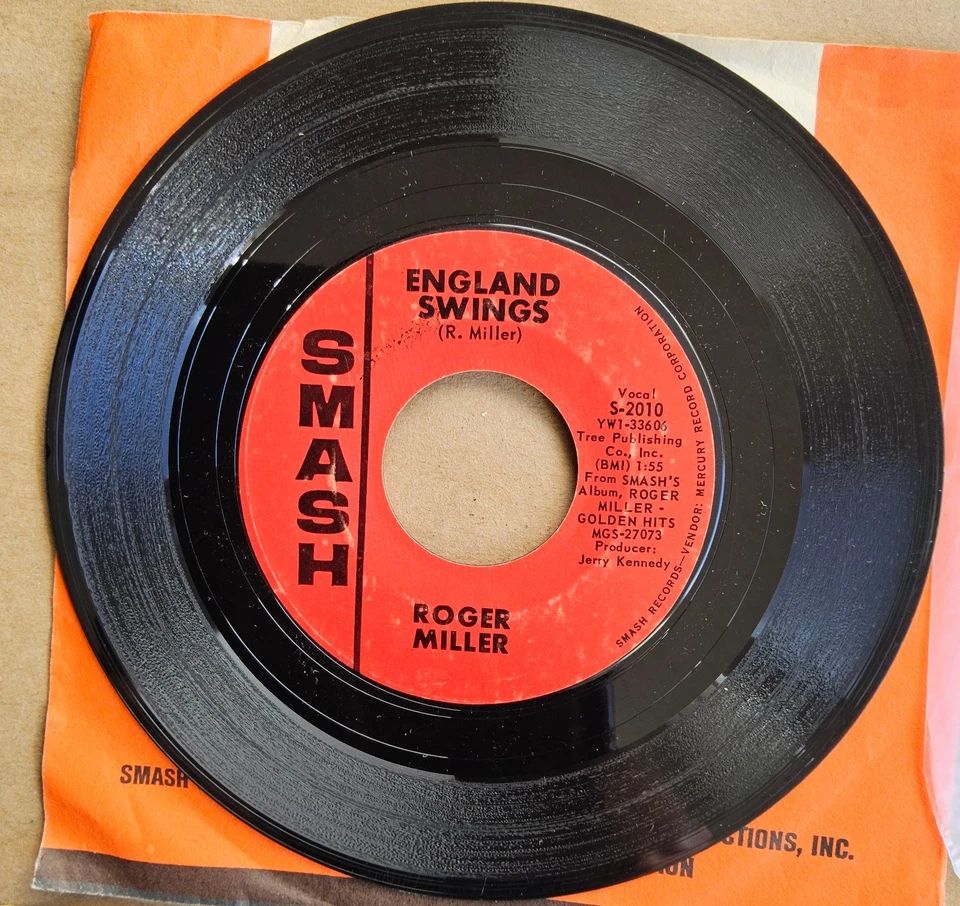 4 vinyl records 45 rpm, Glen Campbell, Johnny Tillotson, Conway Twitty..... Foto 2 de 4