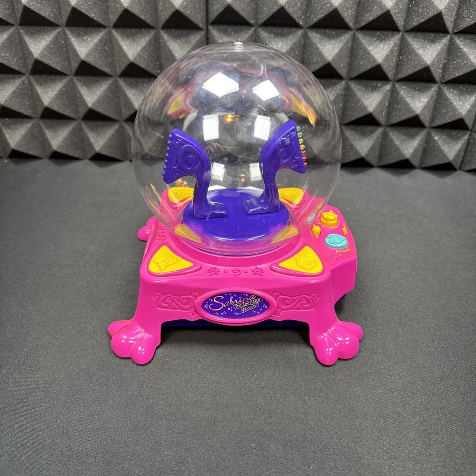 De colección 1998 Sabrina La Bruja Adolescente Psíquica Bola de Cristal Tigre ¡FUNCIONANDO! Foto 4 de 4