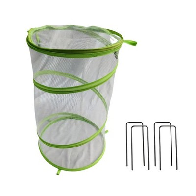 Pliable Garden Barrier Cover With Top Closure Good For Growth And Safety