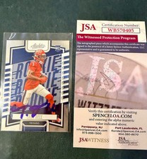 2023 Panini Absolute - Tank Dell Auto #124 (RC) Auto JSA Certified