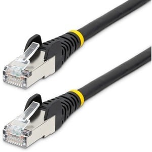 Startech 50Cm Cat6A Ethernet Cable Black Low Smoke Zero Halogen Lszh 10 Gbe 100W