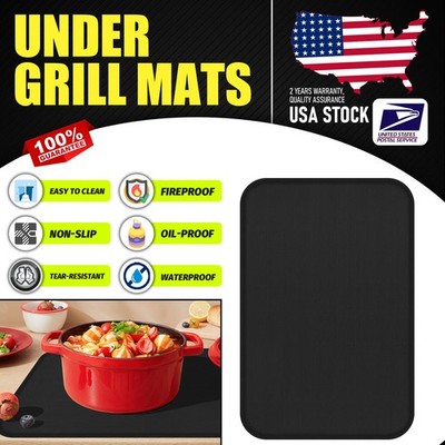 Quality Fireproof Grill Pad 24'' x 16'' For Outdoor Grill, Durable Easy to clean