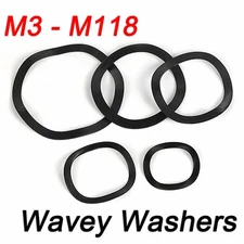 WAVEY WASHERS CRINKLE WAVE METRIC M3 M4 M5 M6 M8 M10 TO M118 65Mn STEEL