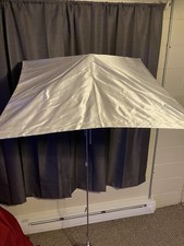 Vintage Reflectasol Larson Photography Umbrella 32  With Clamp  Stand Silver