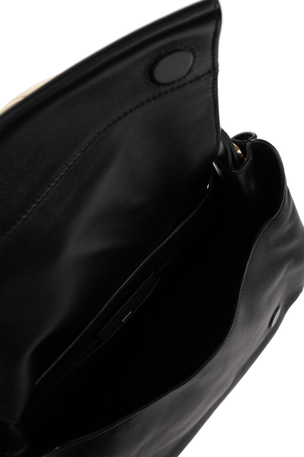 MOSCHINO Handle Me Black Leather Shoulder Bag New & Authentic image 4