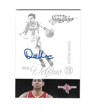 CARLOS DELFINO 2012-13 PANINI SIGNATURES RC AUTOGRAPH #96 $20.00 ARGENTINA