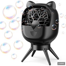 Bubble Machine for Kids,Automatic Rotation Bubble Maker 1800Mah Rechargeable Bat