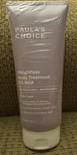 Paula's Choice Weightless Body Treatment 2% BHA Salicylic Acid Antioxidants 7 oz