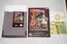 Might & Magic Secret Inner Sanctum (Nintendo NES) Complete in Box w/ Map CIB