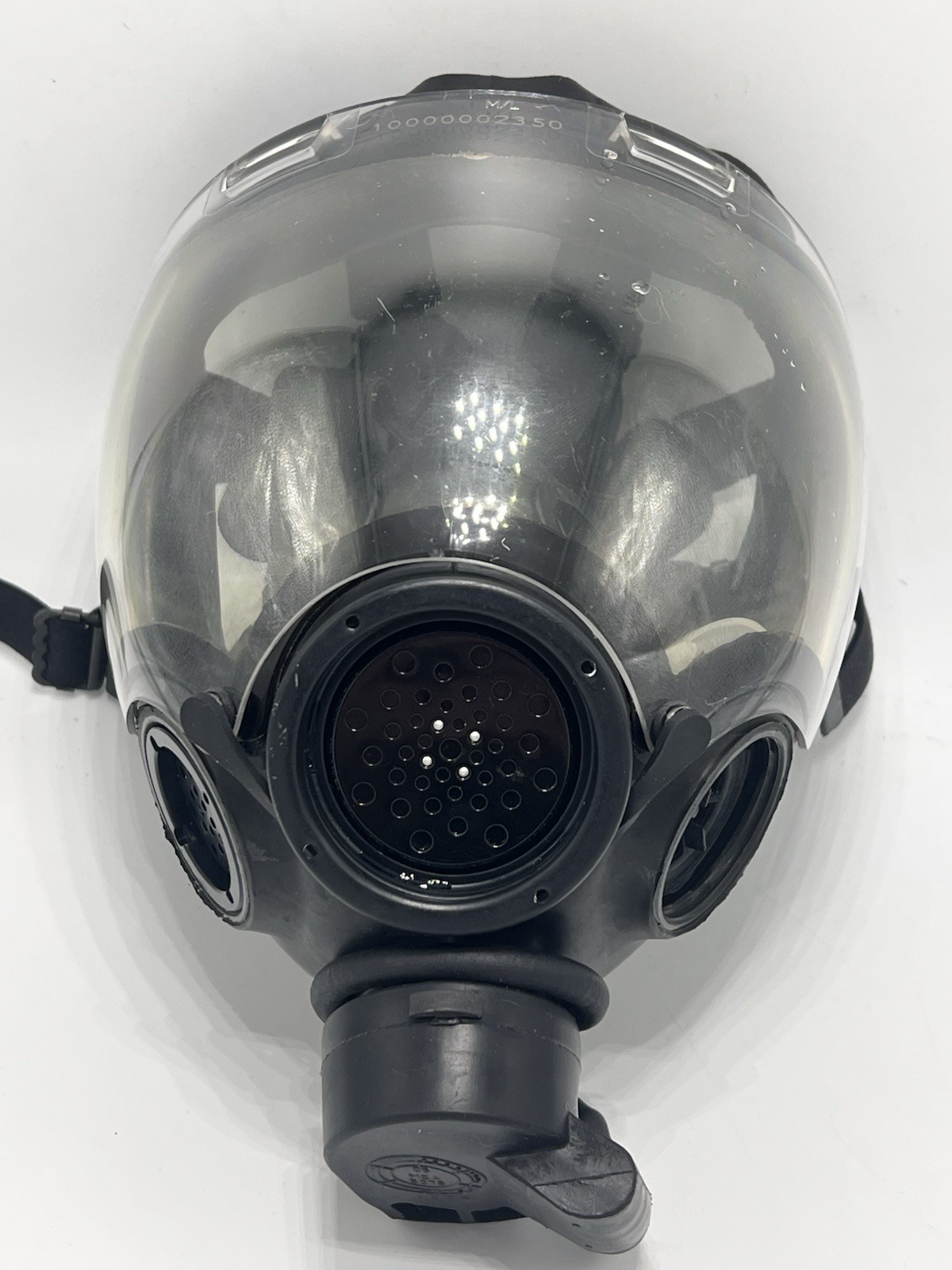 MSA Millenium Riot Control Mask Size Medium Clear Lens Undamaged Gas Mask