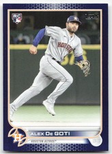 2022 Topps Update #US29 Alex De Goti Royal Blue