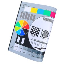  Lens Calibration Chart for Camera Focus Adjustment - Resolution Testing Card -