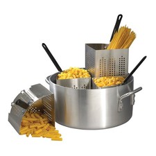 Winco APS20 Precision 20 qt Aluminum Pasta Cooker