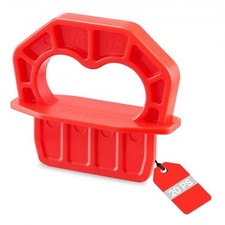 20-Pack 1/8 Inch Deck Board Spacers, Bright Red Gap Jig Rings for Easily Spo...