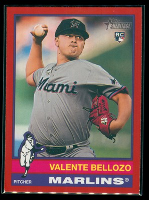 2025 Topps Heritage #216 Valente Bellozo Red