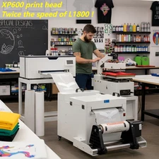 A3 DTF Printing Machine Set w/ XP600 & Auto Powder Shaker, free ship from US