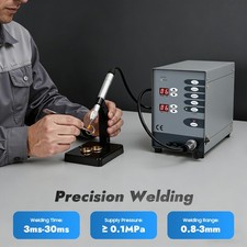 Jewelry Spot Welding Machine, 110V 60HZ Pulse Argon Arc Permanent Jewelry Welder