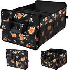 SIBOFUEGO Sturdy Car Trunk Organizer Large Capacity SUV Sedan Hard-Shell Collaps