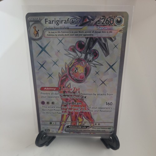 Temporal Forces Farigiraf ex 194/162 Ultra Rare Pokemon NM/M