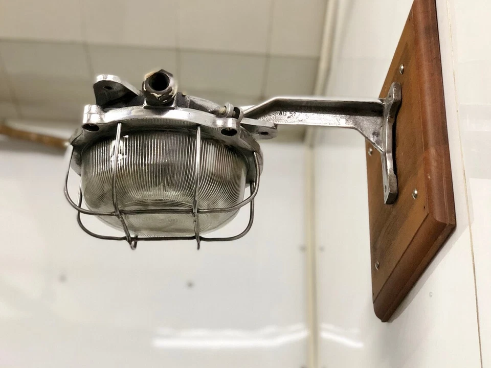 Классический русский промышленный алюминиевый винтажный настенный потолочный светильник с корабельным креплением - Изображение 2 из 4