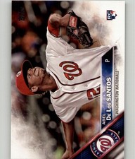 2016 Topps Abel De Los Santos Rookie #394 RC Washington Nationals