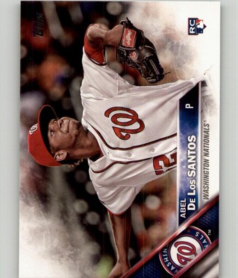 2016 Topps Abel De Los Santos Rookie #394 RC Washington Nationals