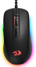 Wired Gaming Mouse, Black PC Gaming Mice with RGB Backlits, 7 Programmable Macro
