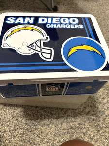 The Memory Company San Diego Chargers NFL Cooler Lunch Box w/ Insulated Mug