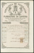 Portugal: Companhia de Minera&ccedil;&atilde;o Plombifera de Adorigo, 50$000 share
