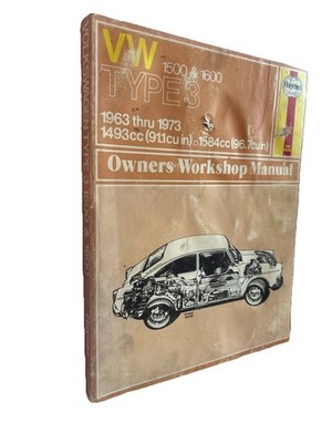 VW 1500 & 1600 Type 3 1493cc/1584cc (1963-1973) Haynes Repair