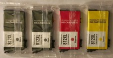 812XL T812XL420-S Ink Black Yellow Magenta 4 Cartridges for Epson SEALED